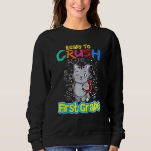 Kinder bereit, den Kindergarten der ersten Klasse Sweatshirt