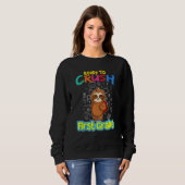 Kinder bereit, den Kindergarten der ersten Klasse Sweatshirt (Vorne ganz)