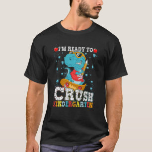 Kinder bereit, den Kindergarten Dinosaurier zu zer T-Shirt