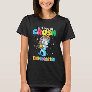 Kinder bereit, den Kindergarten-Einhorn-Meerjungfr T-Shirt