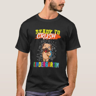 Kinder bereit, den Kindergarten zu knacken, süßer T-Shirt