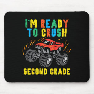 Kinder bereit, den Monster-Lkw der zweiten Klasse  Mousepad
