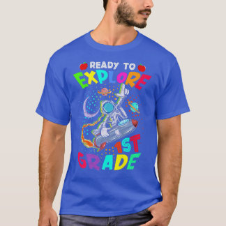 Kinder bereit, den Niedlichen Astronauten der erst T-Shirt
