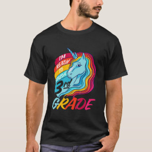 Kinder bereit, um 3D Grad schöne Regenbogen Un T-Shirt