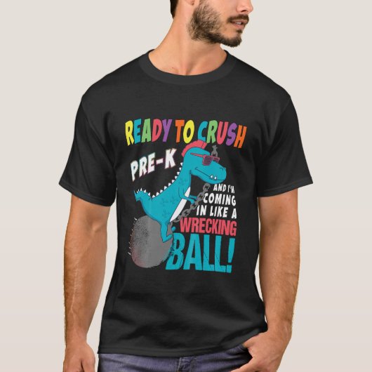 Kinder bereit, vor dem K-Wracking-Ball Boys blau z T-Shirt (Vorderseite)