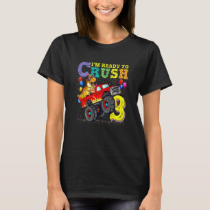 Kinder bereit zum Brechen 3 Dinosaurier Monster Tr T-Shirt