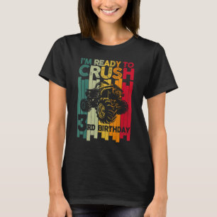Kinder bereit zum Brechen 3. Geburtstag 3 Monster T-Shirt