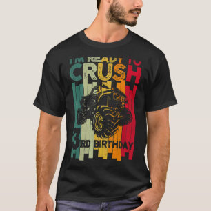 Kinder bereit zum Brechen 3. Geburtstag 3 Monster  T-Shirt