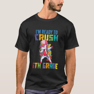 Kinder bereit zum Brechen 6. Klasse Einhorn 1 T-Shirt