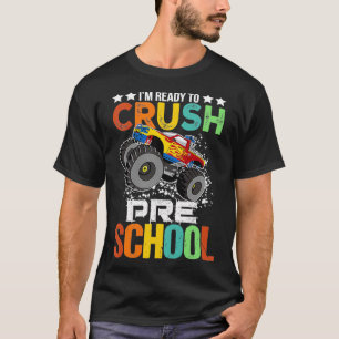 Kinder bereit zum Brechen von Monster Truck Boys B T-Shirt