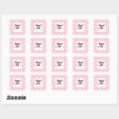 Kinder Berry Sweet Ein Party Square Sticker (Blatt)