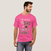 Kinder besser als Vater Fantasy Football Niedlich  T-Shirt (Vorne ganz)