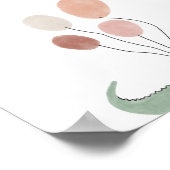 Kinder-Bibelalligator mit Ballonplakat Poster (Ecke)