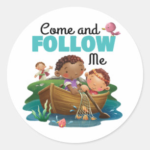 Kinder Bibelaufkleber Runder Aufkleber