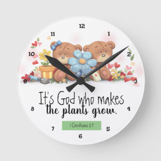 Kinder Bibeluhr Runde Wanduhr