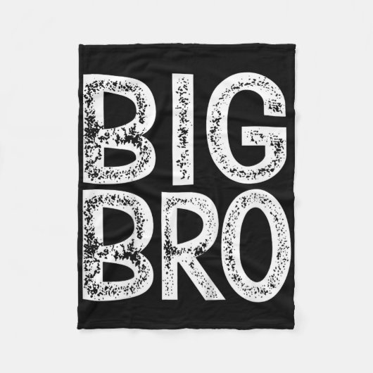 Kinder Big Bro Bruder Geschenke Geburtstag Weihnac Fleecedecke (Vorderseite)