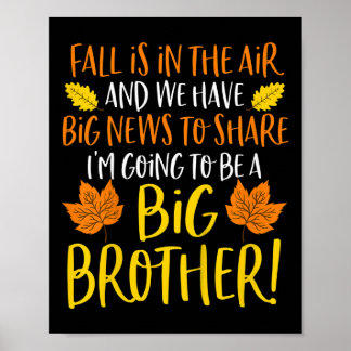 Kinder Big Brother Fall Schwangerschaft Ankündigun Poster