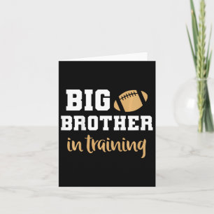 Kinder Big Brother Football Pregnancy Announction Karte