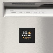 Kinder Big Brother Football Pregnancy Announction Magnet (In Situ (Geschirrspüler))