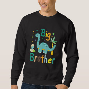 Kinder Big Brother Little Bruder Saurus Geschwiste Sweatshirt