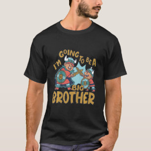 Kinder Big Brother Viking ich werde ein großer Bro T-Shirt