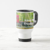 Kinder Big Red Cargo Truck Drinks Tasse (VorderseiteRechts)