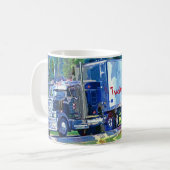 Kinder Big Rig Cargo Truck Trinkwasser Tasse (Vorderseite Links)
