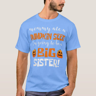 Kinder Big Sister Fall Schwangerschaft Ankündigung T-Shirt