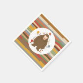 Kinder Bigfoot Geburtstag Serviette (Ecke)