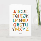 Kinder-Bildung-Lernkarte Karte (Rückseite)