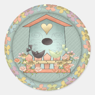 Kinder Bird T Shirts und Geschenke Runder Aufkleber