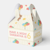 Kinder Birthday Balloons Teddy Bären Age Geschenkschachtel (Rückseite)