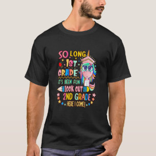 Kinder bis zum 1. Klasse schauen auf den 2. Grad h T-Shirt