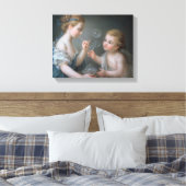 Kinder blasen Blasen Leinwanddruck (Insitu (Schlafzimmer))