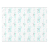 Kinder Blue Airplane Flug Aviation Geburtstag Tischdecke (Vorderseite (Horizontal))