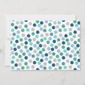 Kinder Blue Soft Play Geburtstagsparty Einladung (Rückseite)