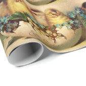 KINDER, BLUME UND OSTEREIER GESCHENKPAPIER (Rolleneckpunkt)