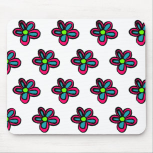 Kinder-Blumen-Illustration Mousepad