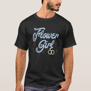 Kinder Blumenmädchen Hochzeitsfeier Und Junggesell T-Shirt