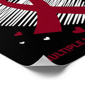 Kinder Blutkrebs unterstützen Oma-Multiples Myelom Poster (Ecke)