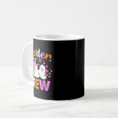 Kinder Boo Crew Kindergarten Teacher Kids Hallowee Kaffeetasse (Vorderseite Links)