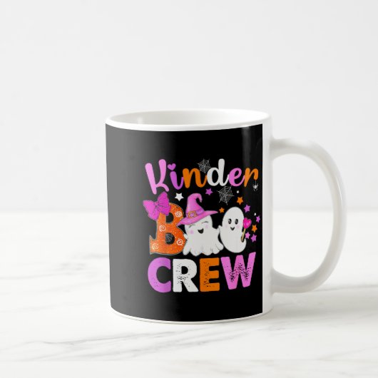 Kinder Boo Crew Kindergarten Teacher Kids Hallowee Kaffeetasse (Rechts)