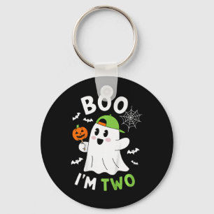 Kinder Boo ich bin 2 Yr 2. Geburtstag Jugend Hallo Schlüsselanhänger