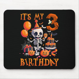 Kinder Boo Ich habe meinen 3. Geburtstag Halloween Mousepad