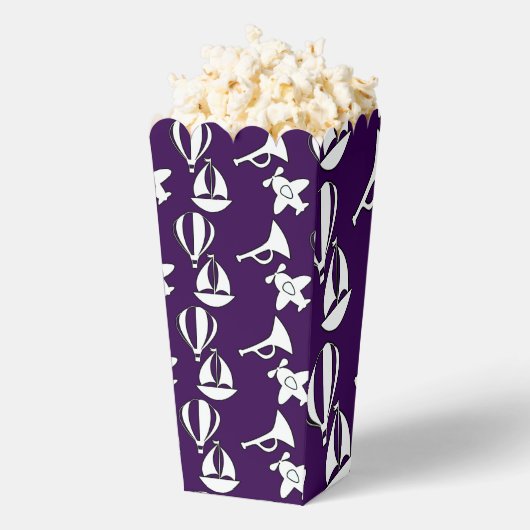 Kinder Boot Flugzeug Popcorn Geschenkschachtel (Geplatzt)
