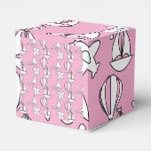 Kinder Boot Flugzeug Rosa Quadrat Popcorn Geschenkschachtel (Rückseite)