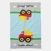 Kinder Boys Bau Dumptruck Küchentuch (Vertikal)