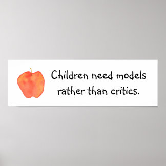 Kinder brauchen Modelle Poster