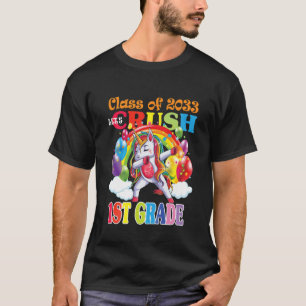 Kinder brechen 1. Klasse Einhorn zurück zur Schule T-Shirt