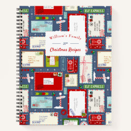 Kinder Briefe an Weihnachten Rezepte Notizblock